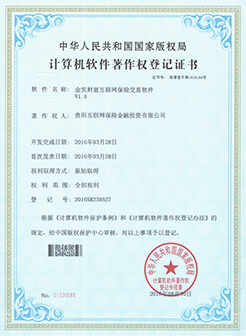 计算机软件著作权登记证书